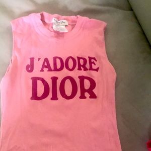 90’s Authentic Vintage Dior Tank Top